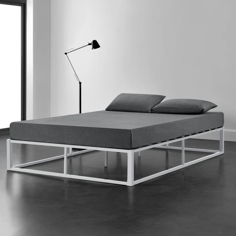 Metallbett Kreta in versch. Farben und Größen [en.casa]