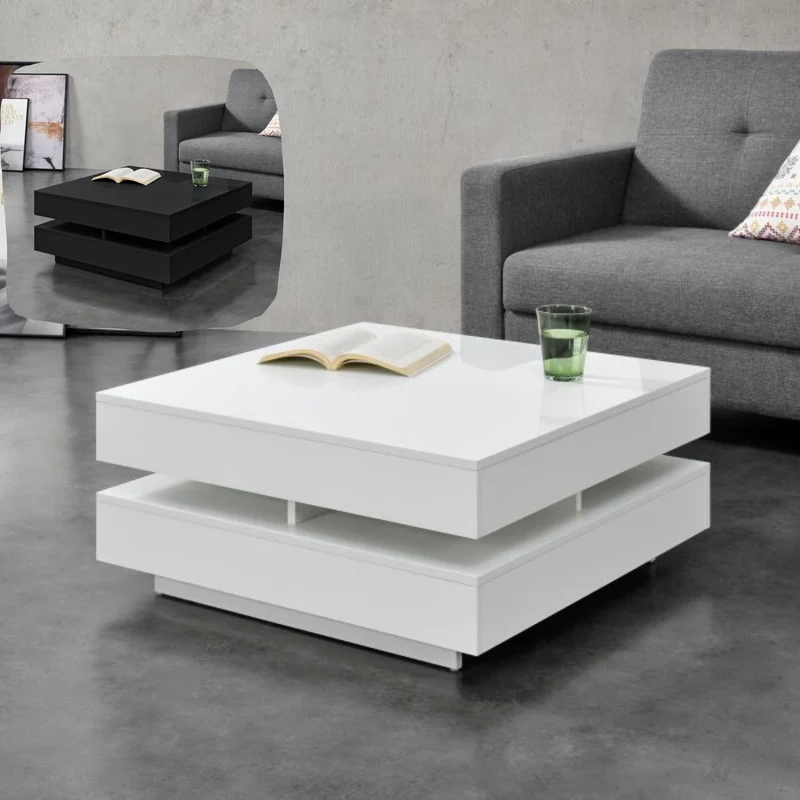 Couchtisch Märsta 75 x 75 x 35,5 cm in versch. Farben en.casa