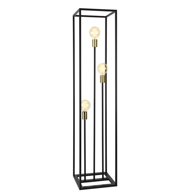 Stehlampe Groningen 3-flammig Metall [lux.pro]