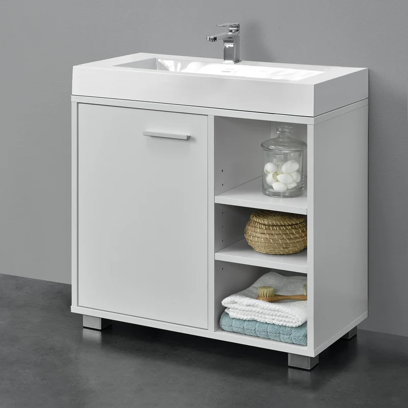 Waschbeckenunterschrank 56x60x31 cm in versch. Farben en.casa