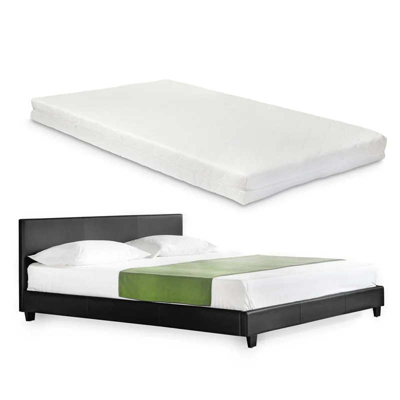 Kunstlederbett mit Matratze Kunstlederbezug Corium
