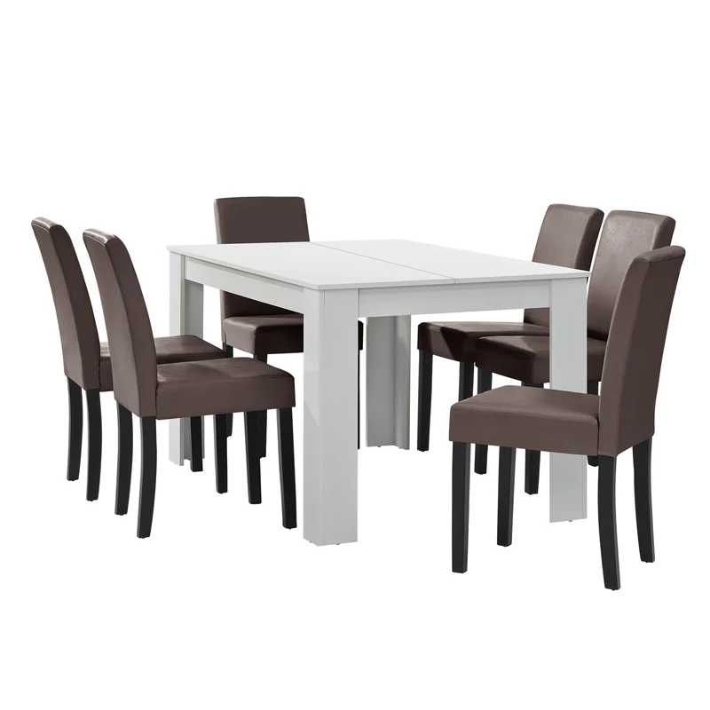 Essgruppe Forssa (Set, 7-tlg) versch. Ausführungen [en.casa]