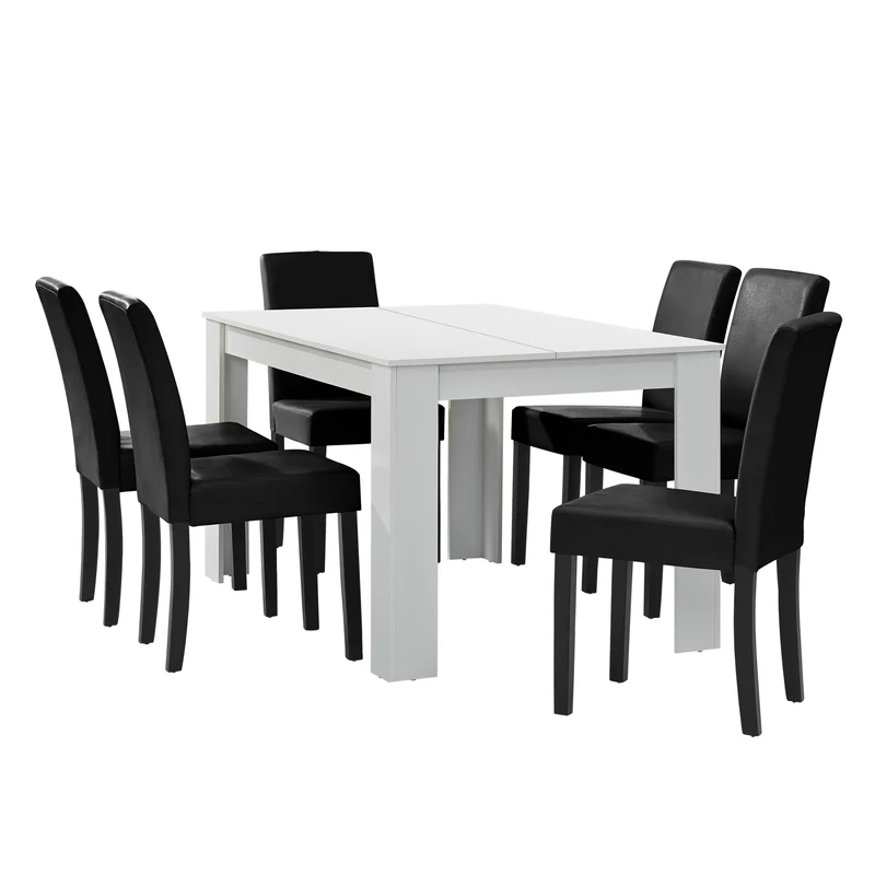 Essgruppe Forssa (Set, 7-tlg) versch. Ausführungen [en.casa]