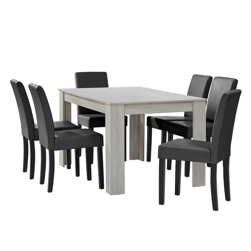 Essgruppe Forssa (Set, 7-tlg) versch. Ausführungen [en.casa]