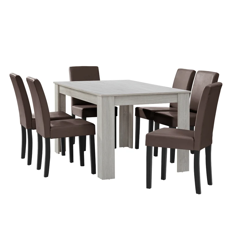 Essgruppe Forssa (Set, 7-tlg) versch. Ausführungen [en.casa]