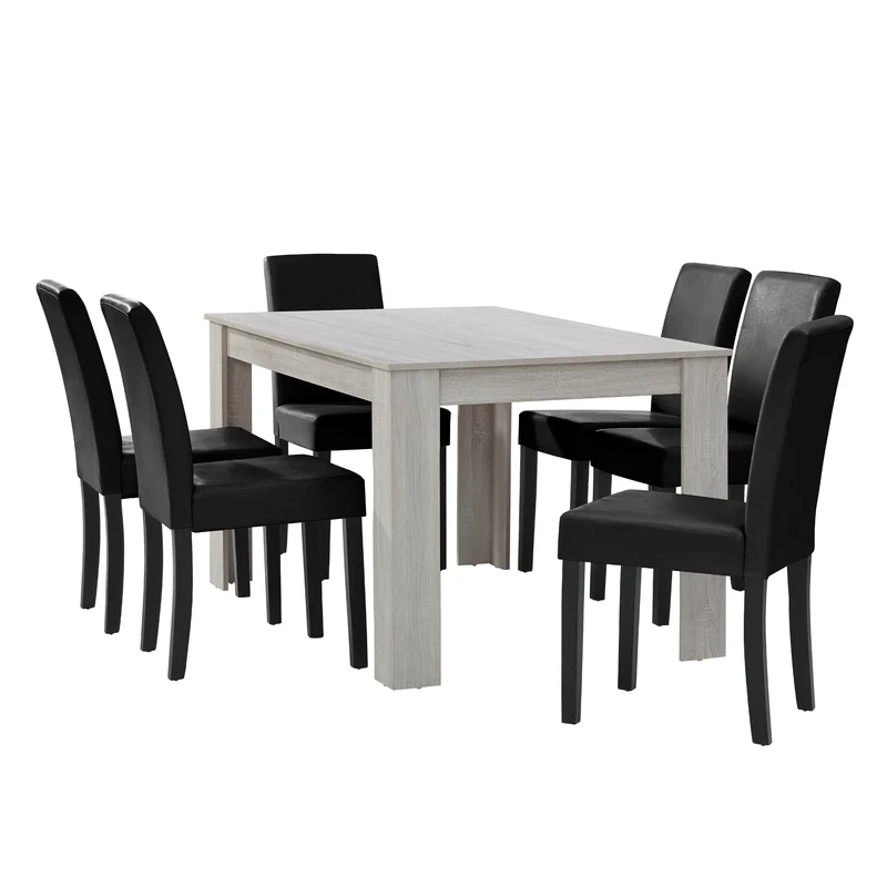 Essgruppe Forssa (Set, 7-tlg) versch. Ausführungen [en.casa]