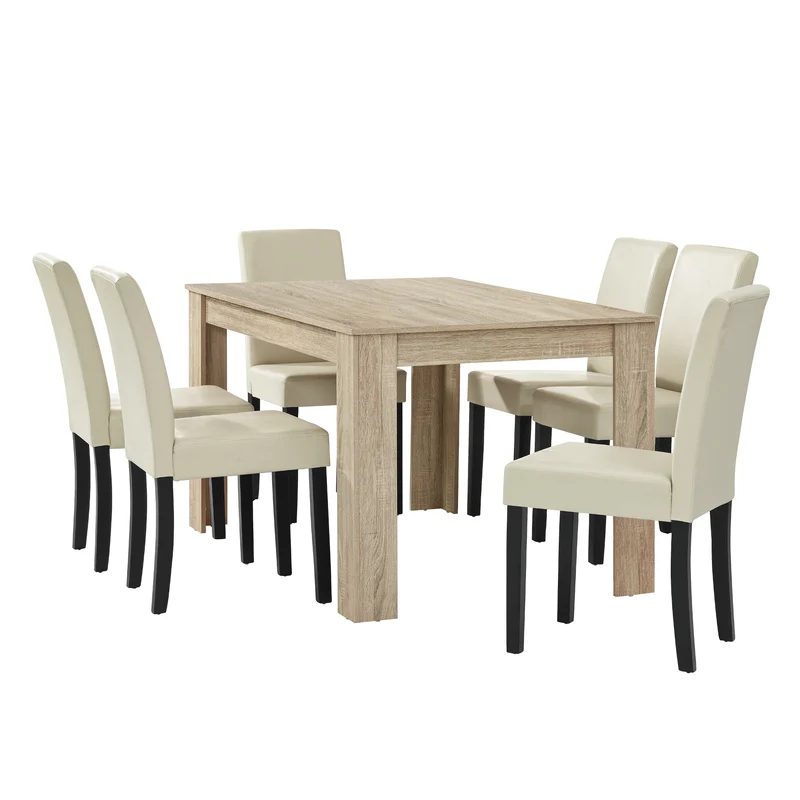Essgruppe Forssa (Set, 7-tlg) versch. Ausführungen [en.casa]