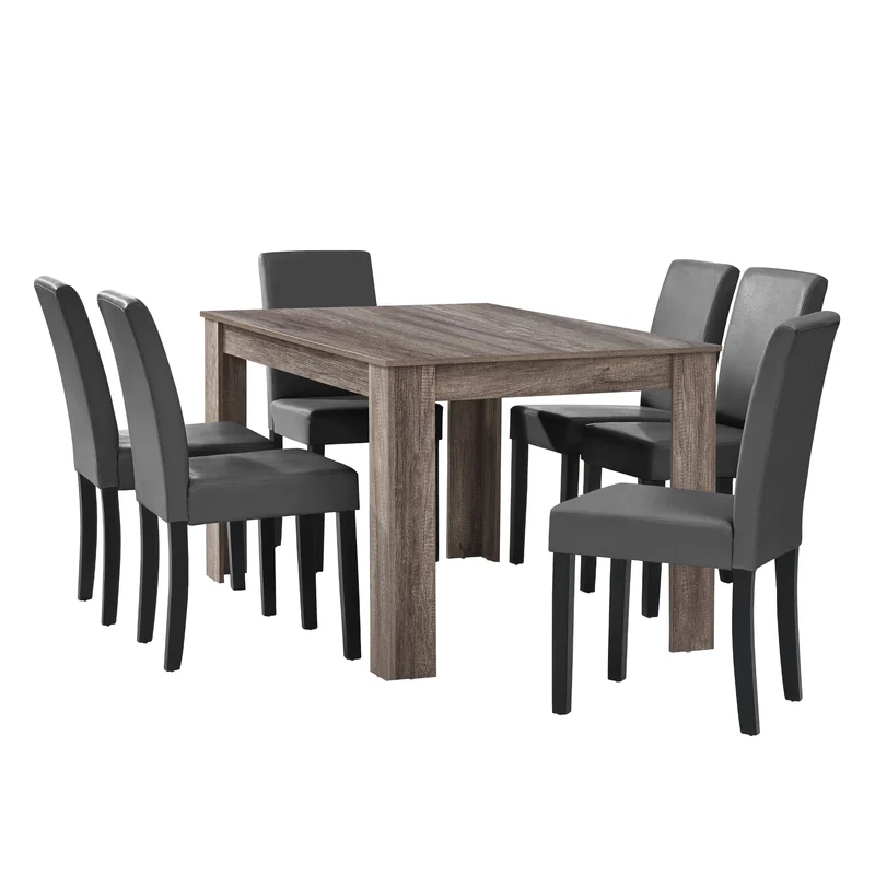 Essgruppe Forssa (Set, 7-tlg) versch. Ausführungen [en.casa]