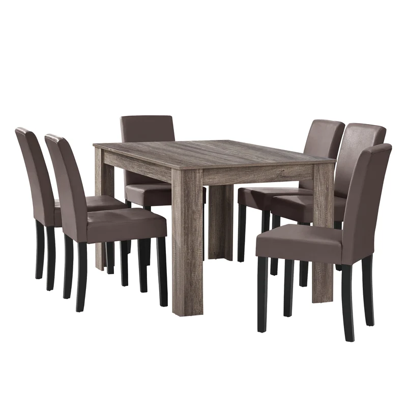 Essgruppe Forssa (Set, 7-tlg) versch. Ausführungen [en.casa]