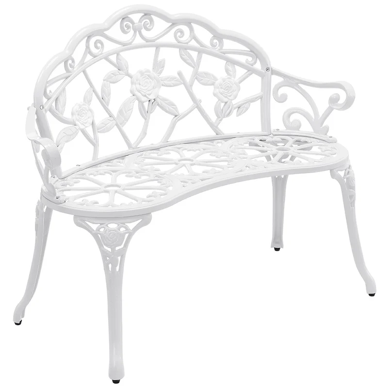 Gartenbank Monfalcone Gusseisen im Antik-Design [casa.pro]