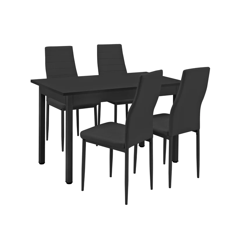 Essgruppe Jørpeland (Set, 5-tlg) 120x60 cm versch. Farben [en.casa]