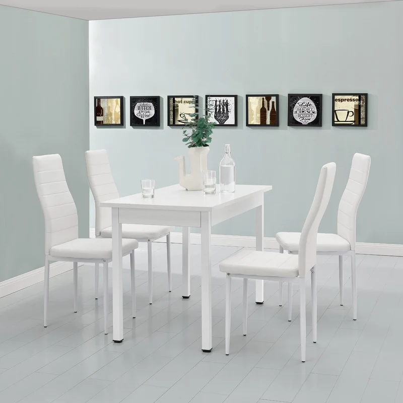 Essgruppe Jørpeland (Set, 5-tlg) 120x60 cm versch. Farben [en.casa]
