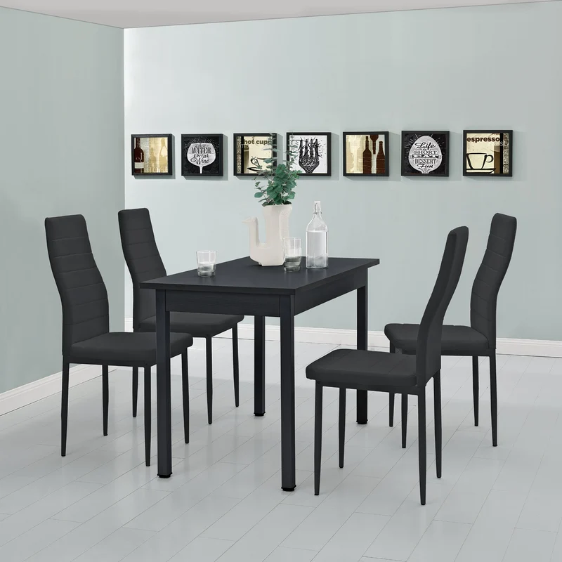 Essgruppe Jørpeland (Set, 5-tlg) 120x60 cm versch. Farben [en.casa]