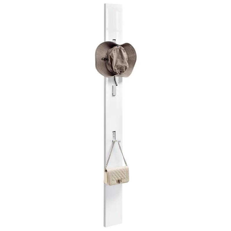 Wandgarderobe Hansnes mit 3 Klapphaken 165 cm versch. Farben [en.casa]