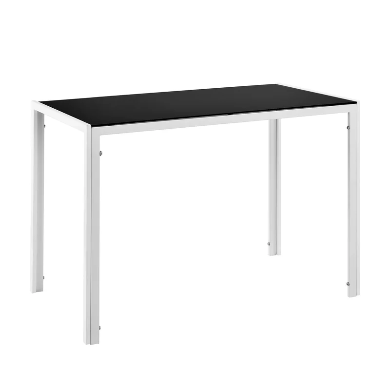 Esstisch Eschede 105x60x75 cm mit Tischplatte aus Glas in versch. Farben en.casa