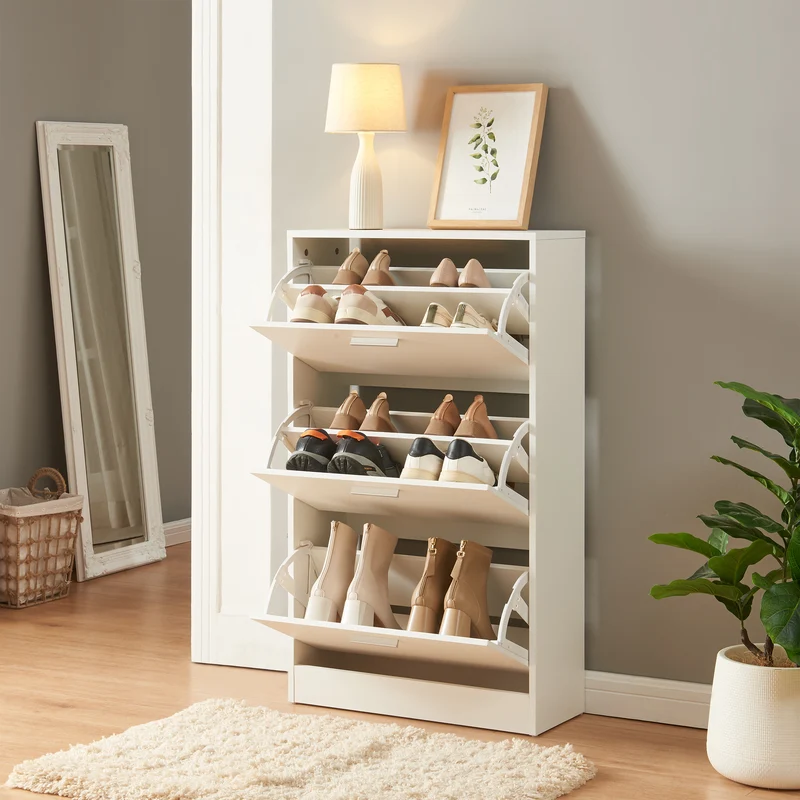 Schuhschrank Sykkylven [en.casa]