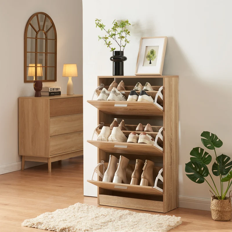 Schuhschrank Sykkylven [en.casa]