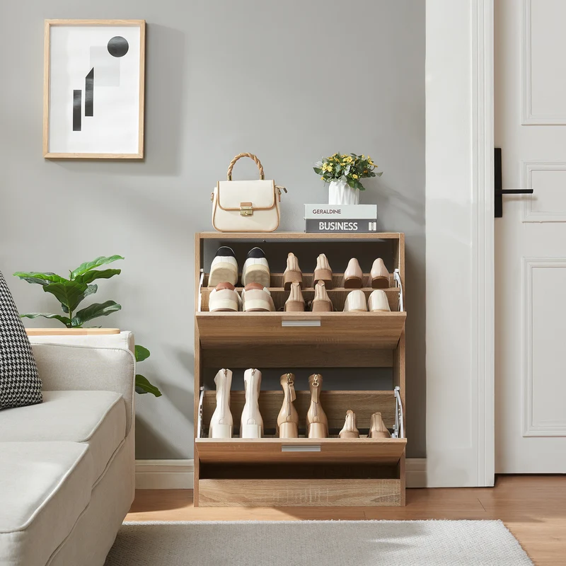 Schuhschrank Sykkylven [en.casa]