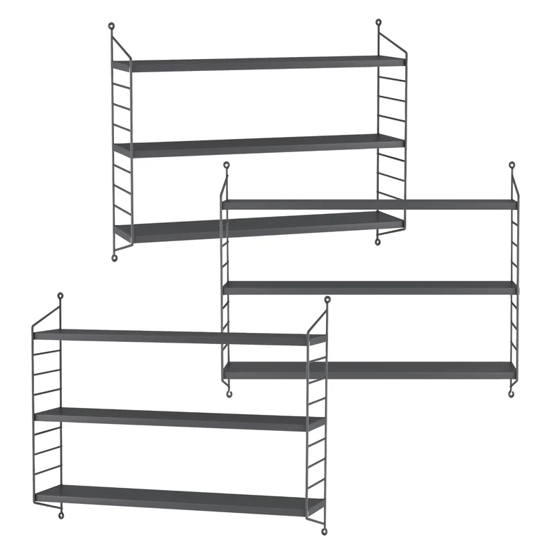 Modulares Wandregal Strängnäs [en.casa]
