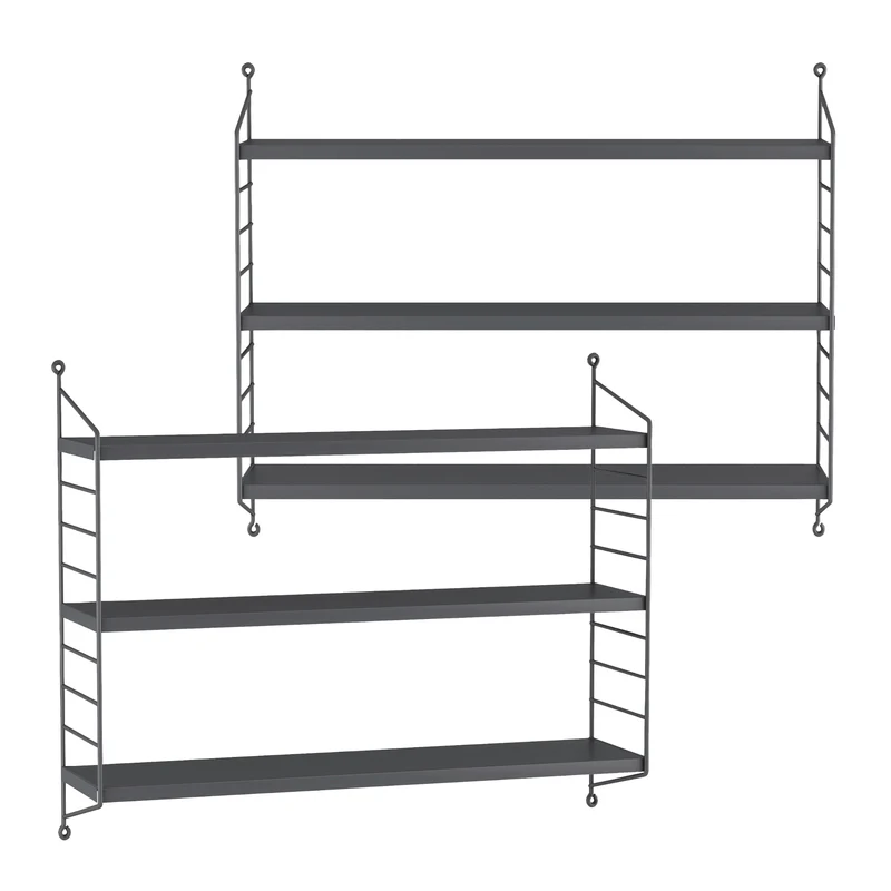 Modulares Wandregal Strängnäs [en.casa]