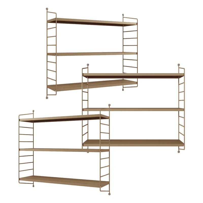 Modulares Wandregal Strängnäs [en.casa]