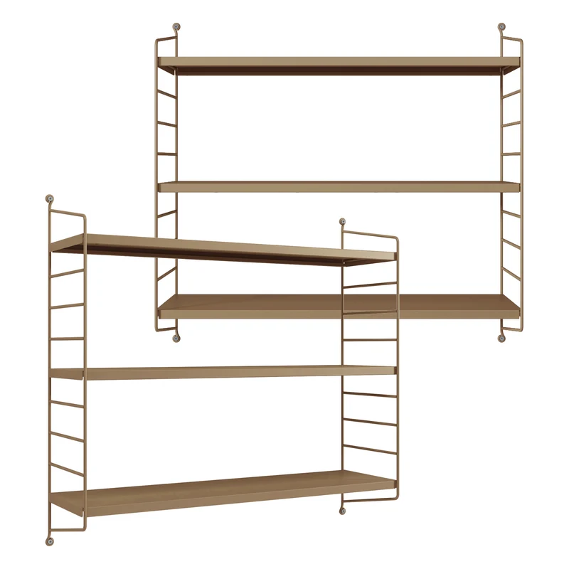 Modulares Wandregal Strängnäs [en.casa]