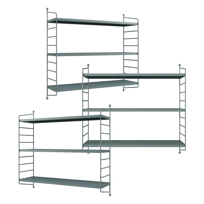 Modulares Wandregal Strängnäs [en.casa]