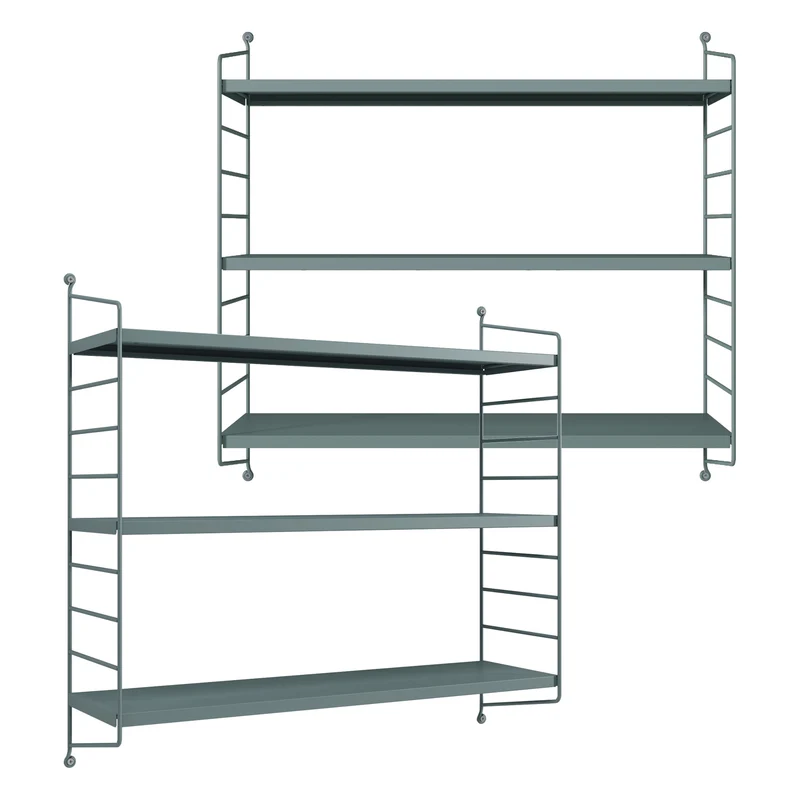 Modulares Wandregal Strängnäs [en.casa]