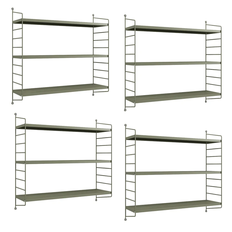Modulares Wandregal Strängnäs [en.casa]