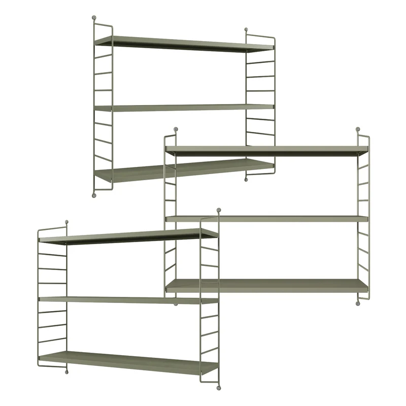 Modulares Wandregal Strängnäs [en.casa]
