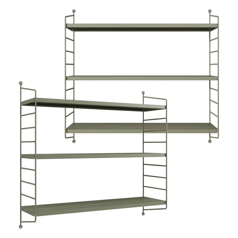 Modulares Wandregal Strängnäs [en.casa]