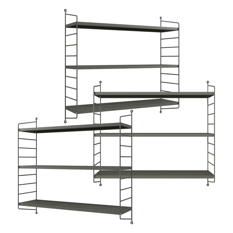 Modulares Wandregal Strängnäs [en.casa]