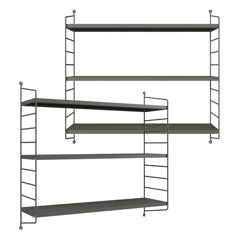 Modulares Wandregal Strängnäs [en.casa]
