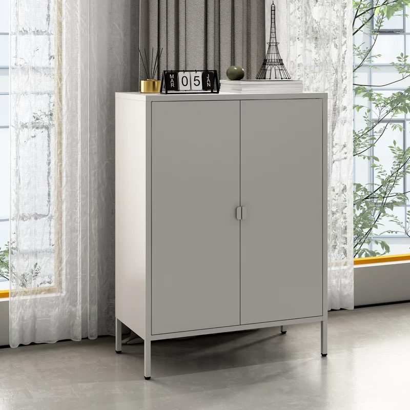 Aktenschrank Hailuoto Stahl [en.casa]