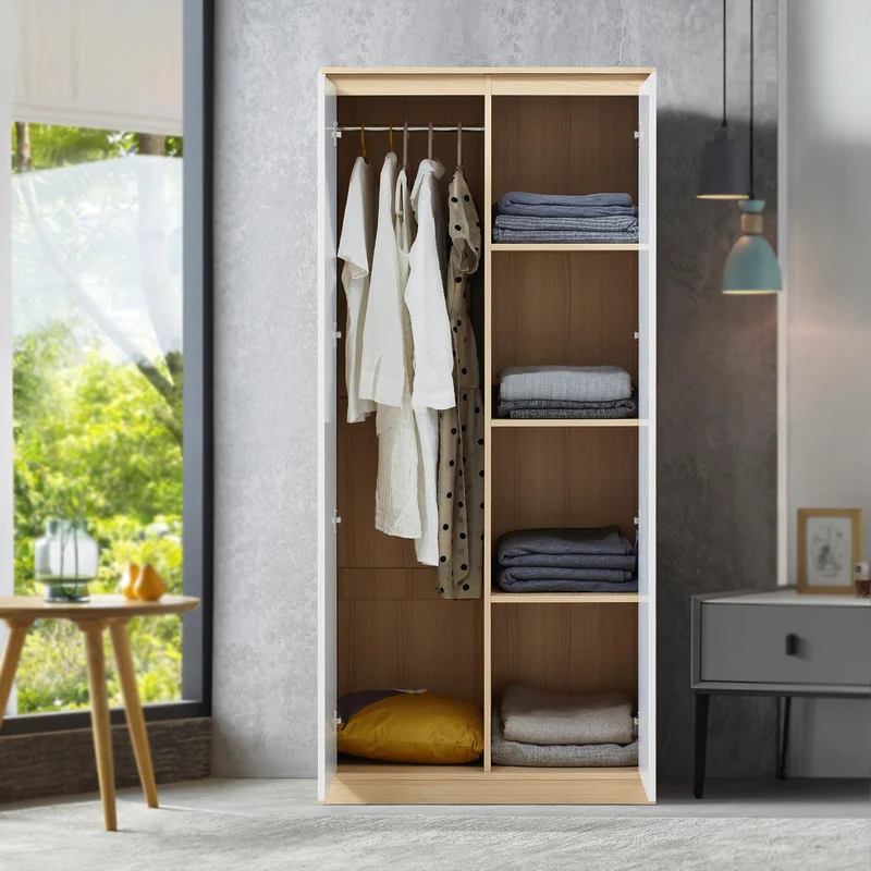 Kleiderschrank Bastheim in versch. Größen und Ausführungen [en.casa]
