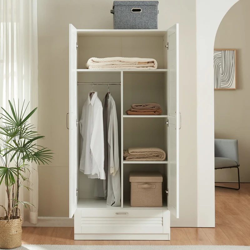 Kleiderschrank Finning in versch. Ausführungen [en.casa]