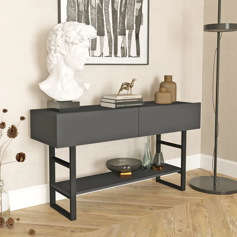 Konsolentisch Lappeenranta 139x43x76cm in versch. Farben [en.casa]