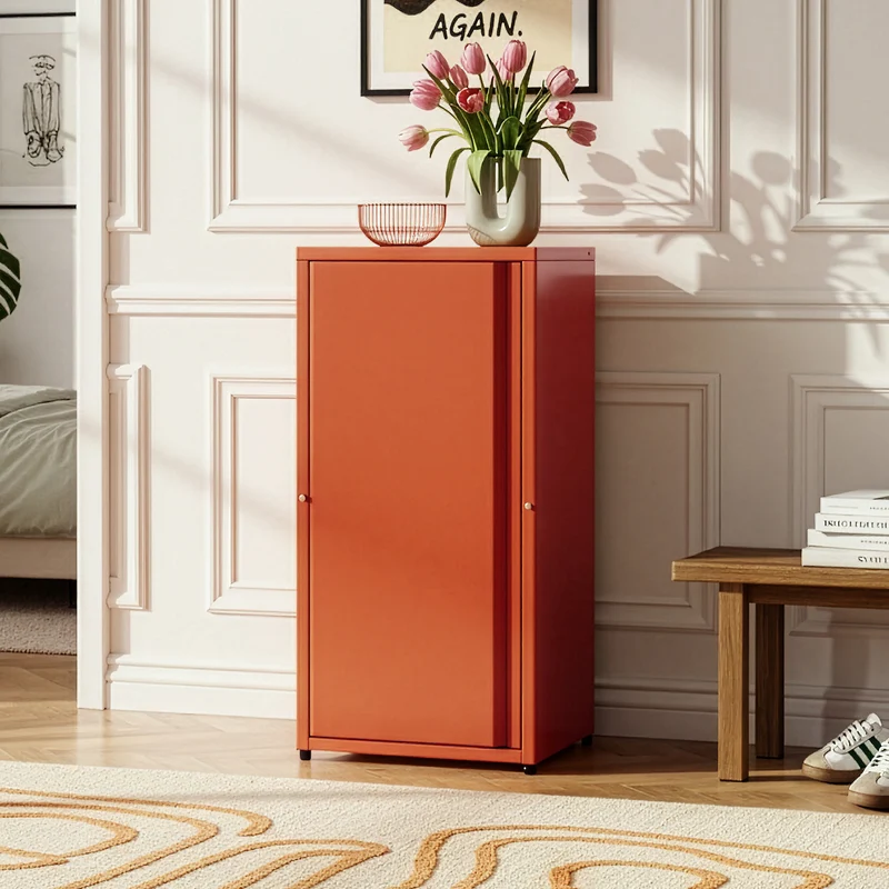 Metallschrank Burlöv Stahl [en.casa]
