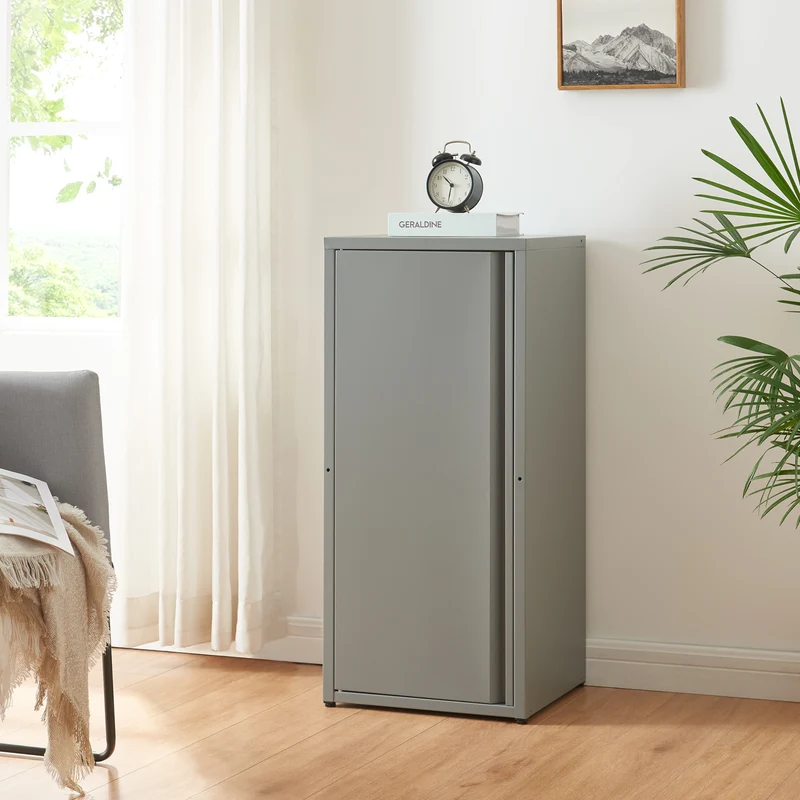 Metallschrank Burlöv Stahl [en.casa]