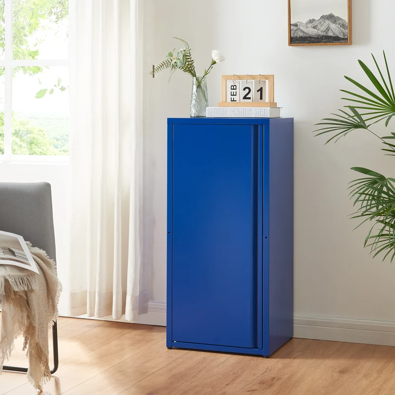 Metallschrank Burlöv Stahl [en.casa]
