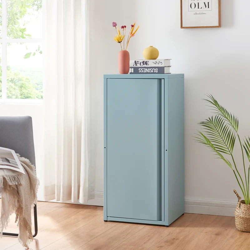 Metallschrank Burlöv Stahl [en.casa]