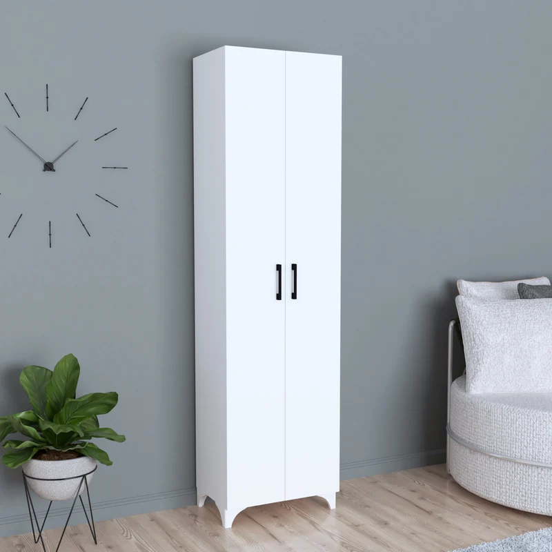 Beistellschrank Strömsund 177,5x48,5x32 cm in versch. Farben [en.casa]