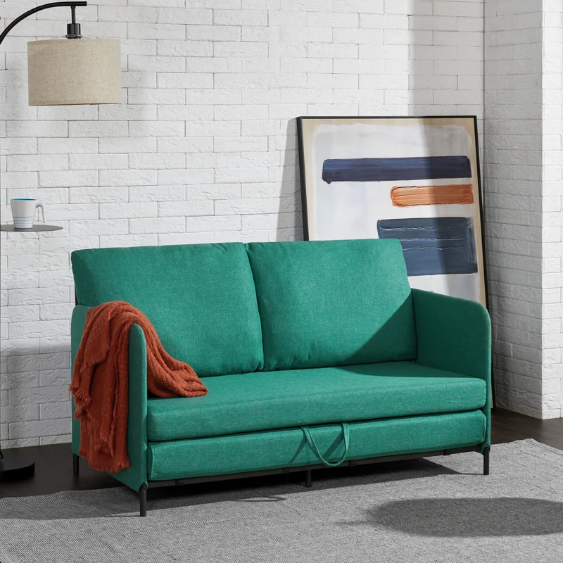 Schlafsofa Soini mit Liegefunktion in versch. Farben [en.casa]