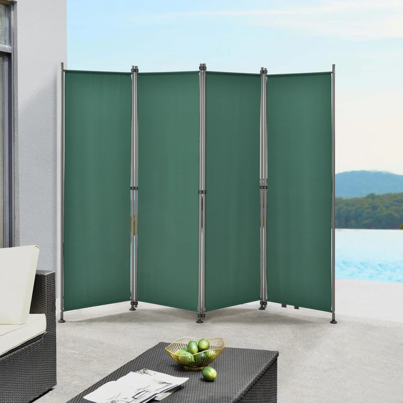 Trennwand Modica Outdoor 170x215 cm vierteilig in versch. Farben pro.tec