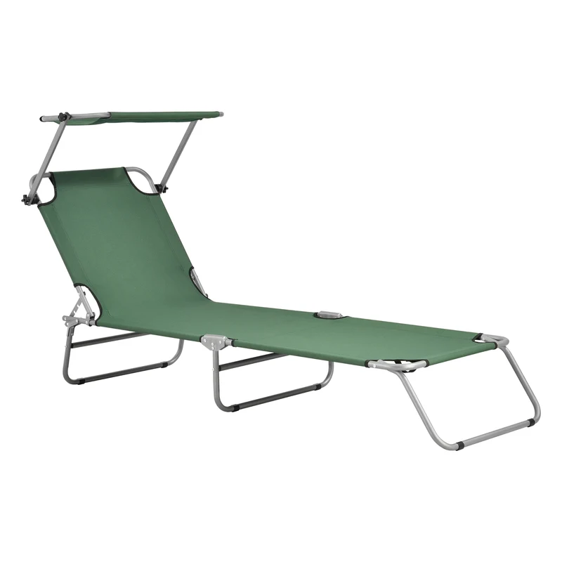 Sonnenliege Argozelo 186x55x24 cm [casa.pro]
