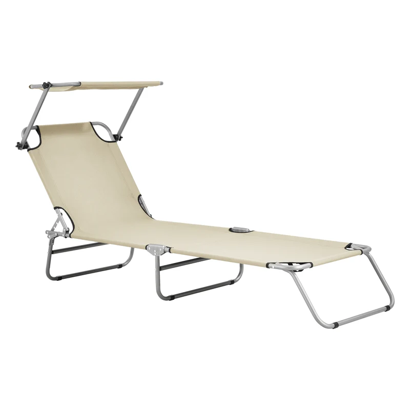 Sonnenliege Argozelo 186x55x24 cm [casa.pro]