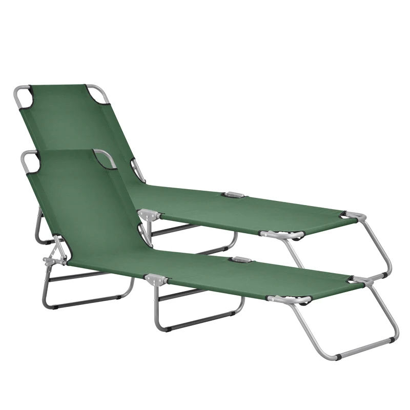 Sonnenliege Carcao 2er Set [casa.pro]