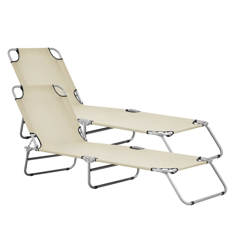 Sonnenliege Carcao 2er Set [casa.pro]