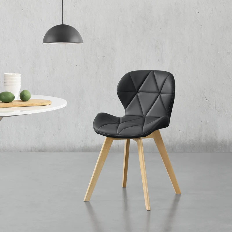 Esszimmerstuhl Älmhult 2-er Set 78x47x52 cm Kunstleder versch. Farben [en.casa]