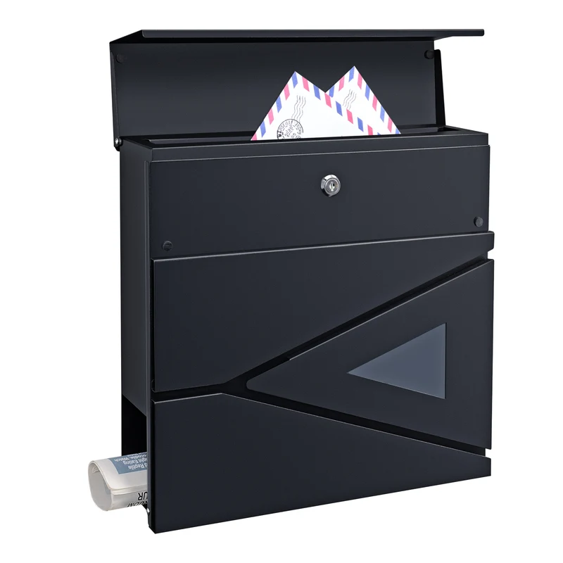 Briefkasten Schönburg 37x37x11cm Stahl in versch. Farben [en.casa]